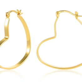 925 Sterling Silver Heart Earrings for Women Girls #OWK002